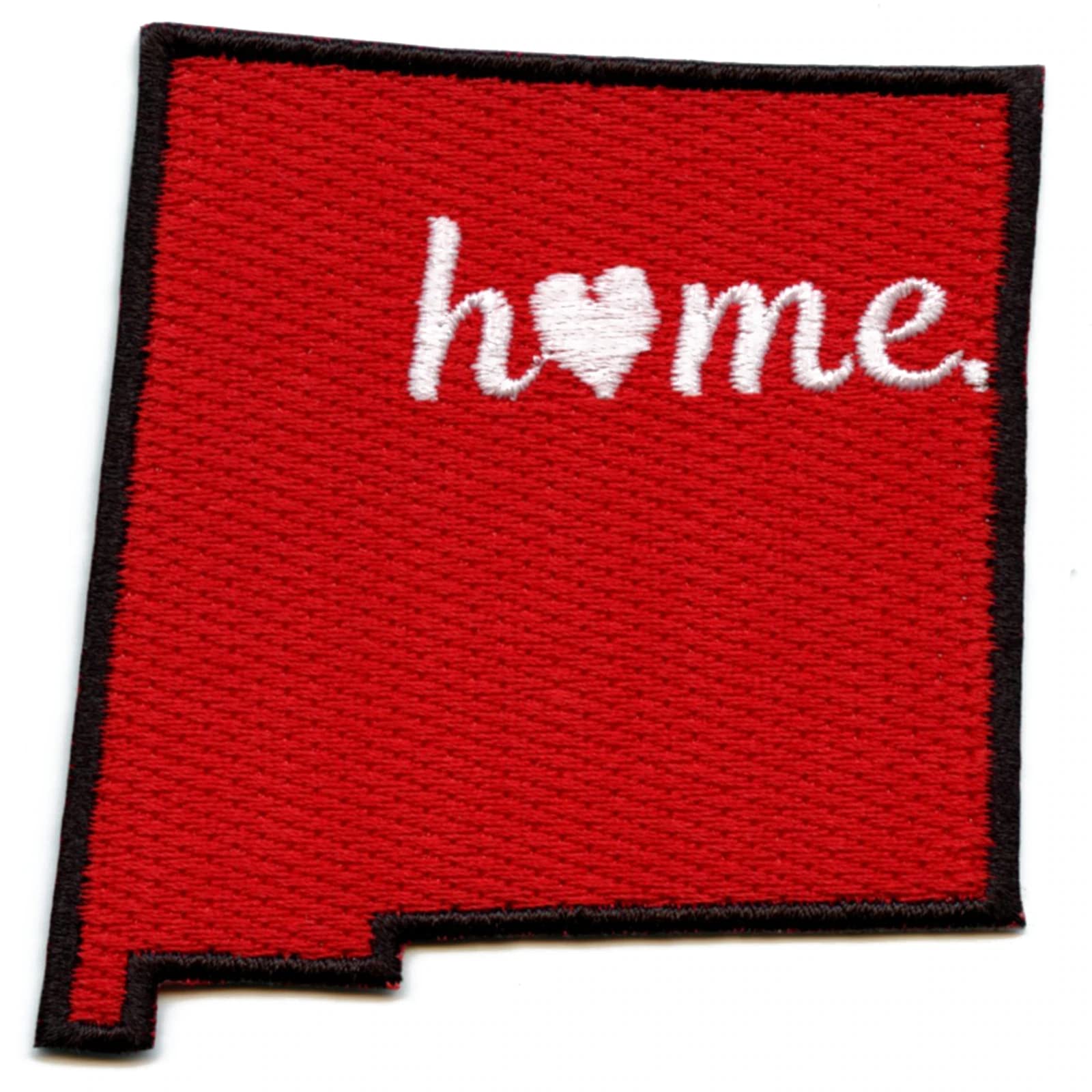 New Mexico State Embroidered Iron On Patch - Red & Green Chile Design for Hats, Jackets, Backpacks - Perfect for Souvenirs, Gifts & DIY Crafts