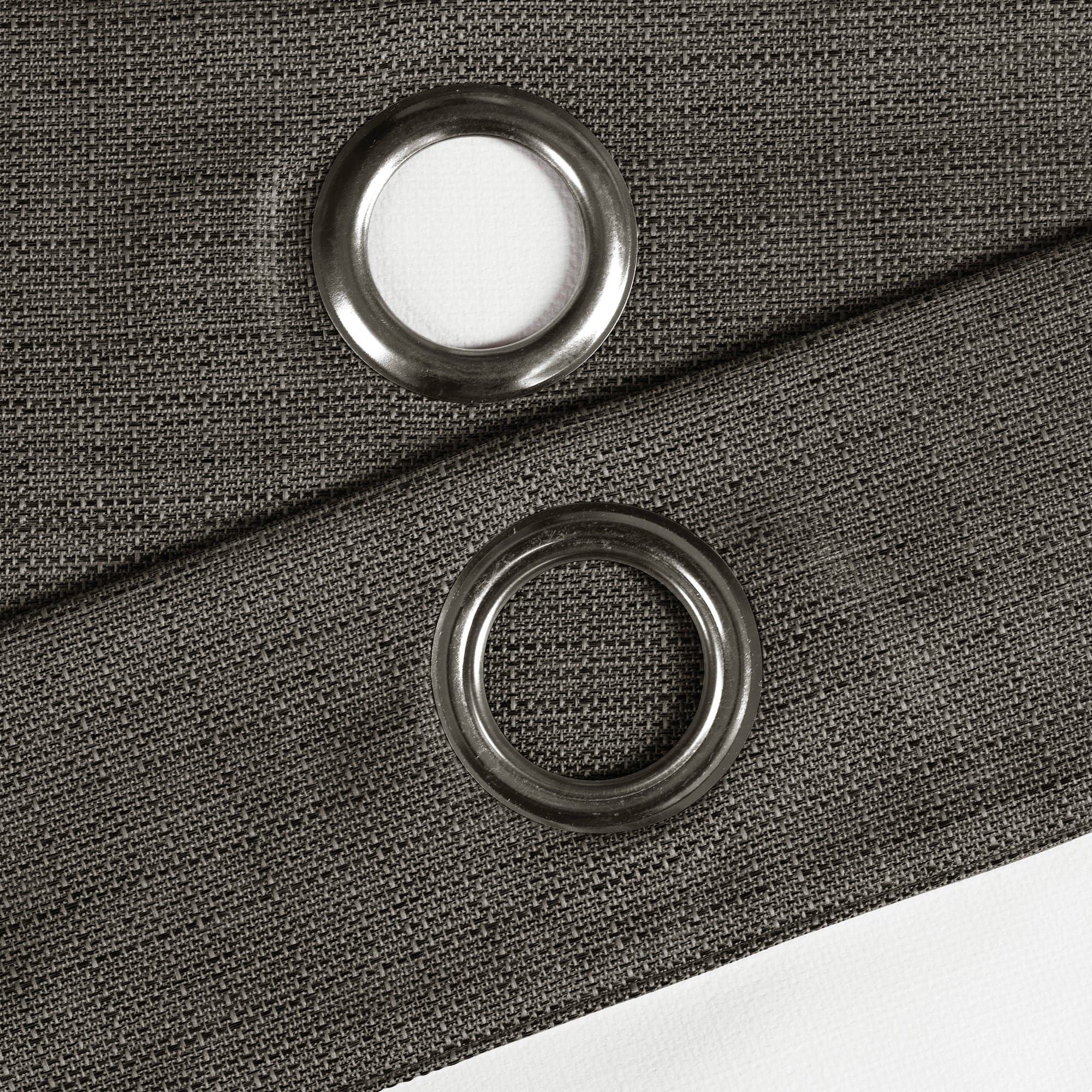 Blackout Window Curtains - Faux Linen Fabric for Complete Darkness & Light Blocking - Perfect for Bedrooms, Home Theater & Nursery (Set of 2 Panels)