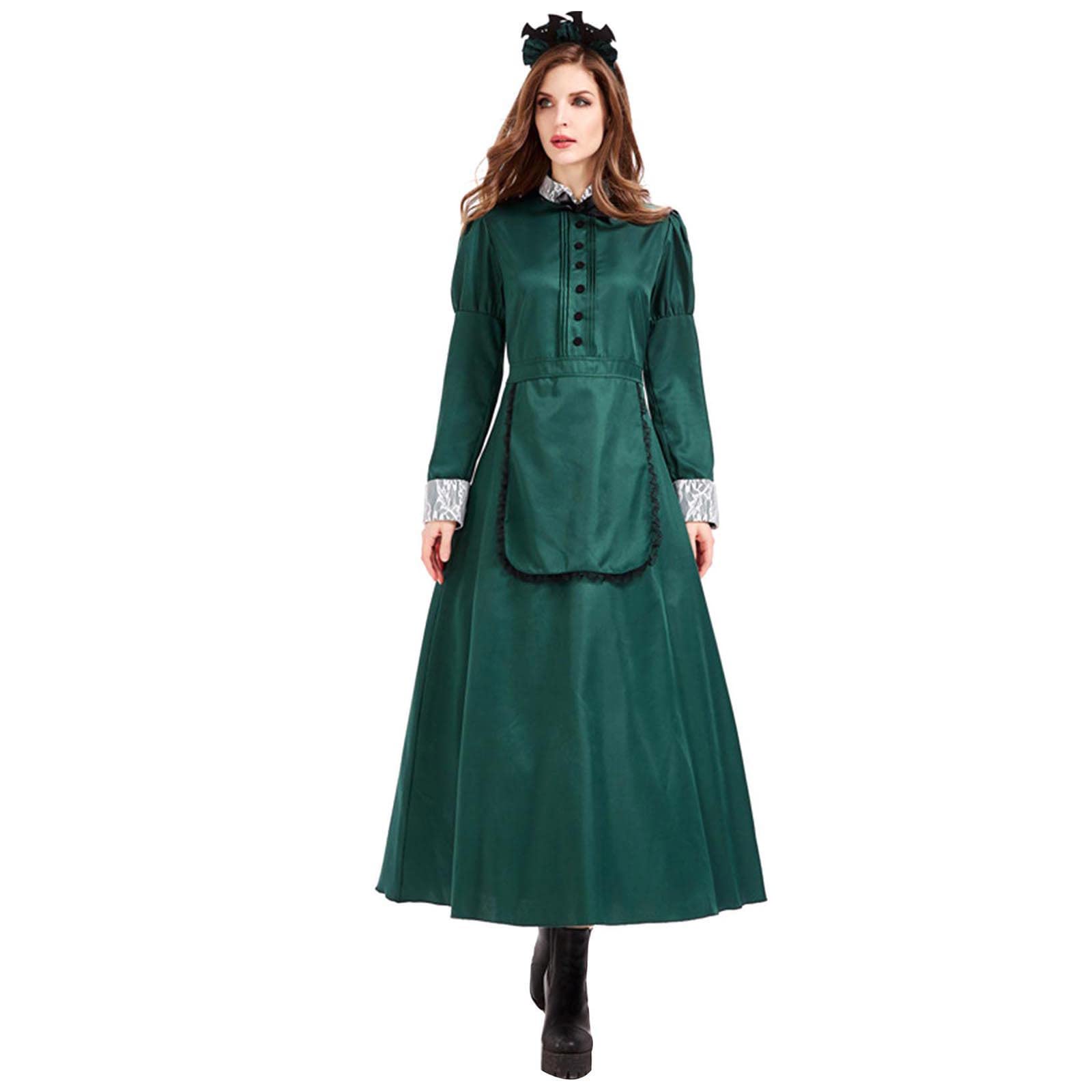 Floleo Women's Strapless Maxi Summer Dress with Pockets - Sexy Long Green Dress for Beach, Vacation & Party 2023 | Casual & Formal Occasions