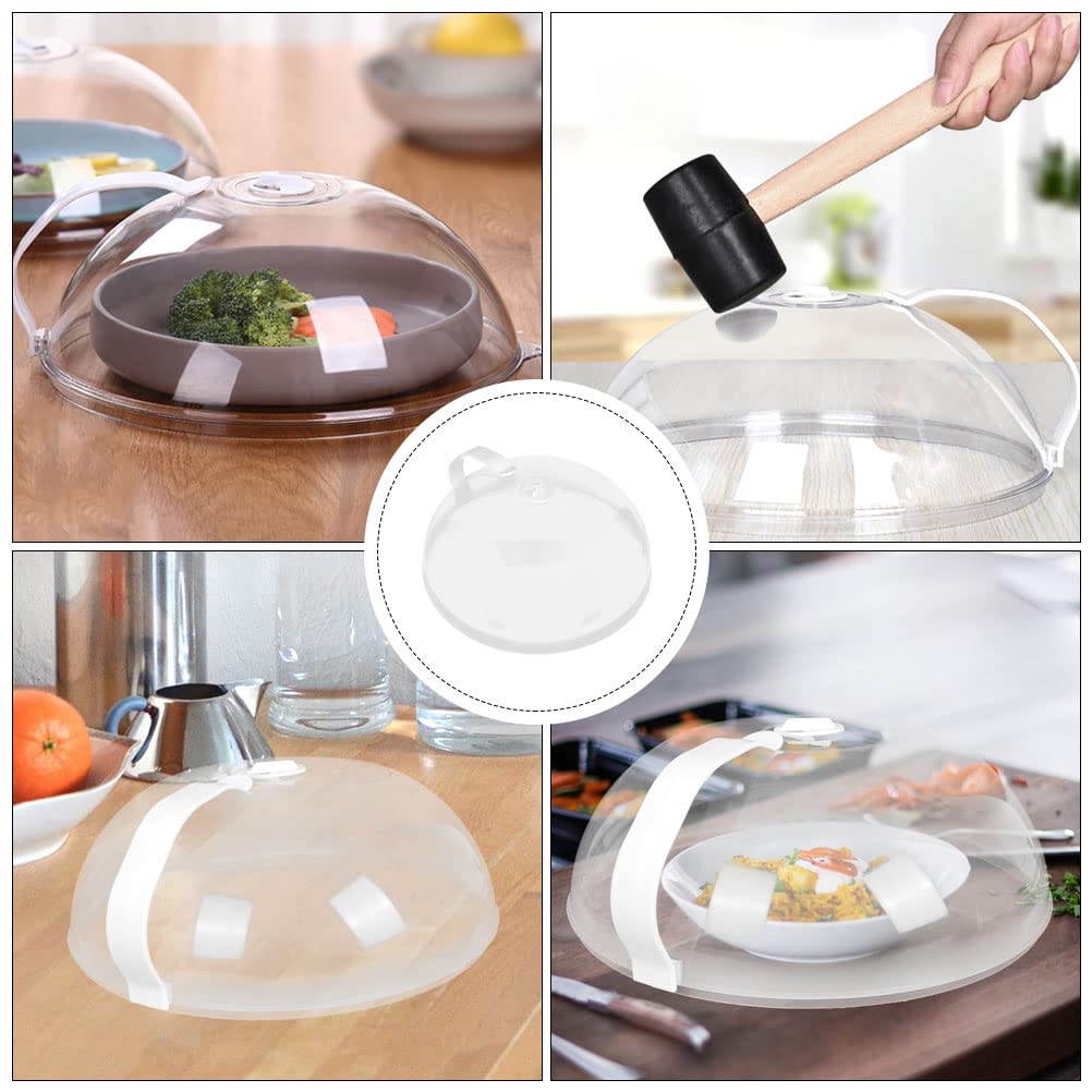 Zerodeko Microwave Splatter Cover - BPA-Free Plate Cover with Steam Vents, Food Screen Protector & Fly Guard for Home & Restaurant Use - Perfect for Reheating, Cooking & Baking