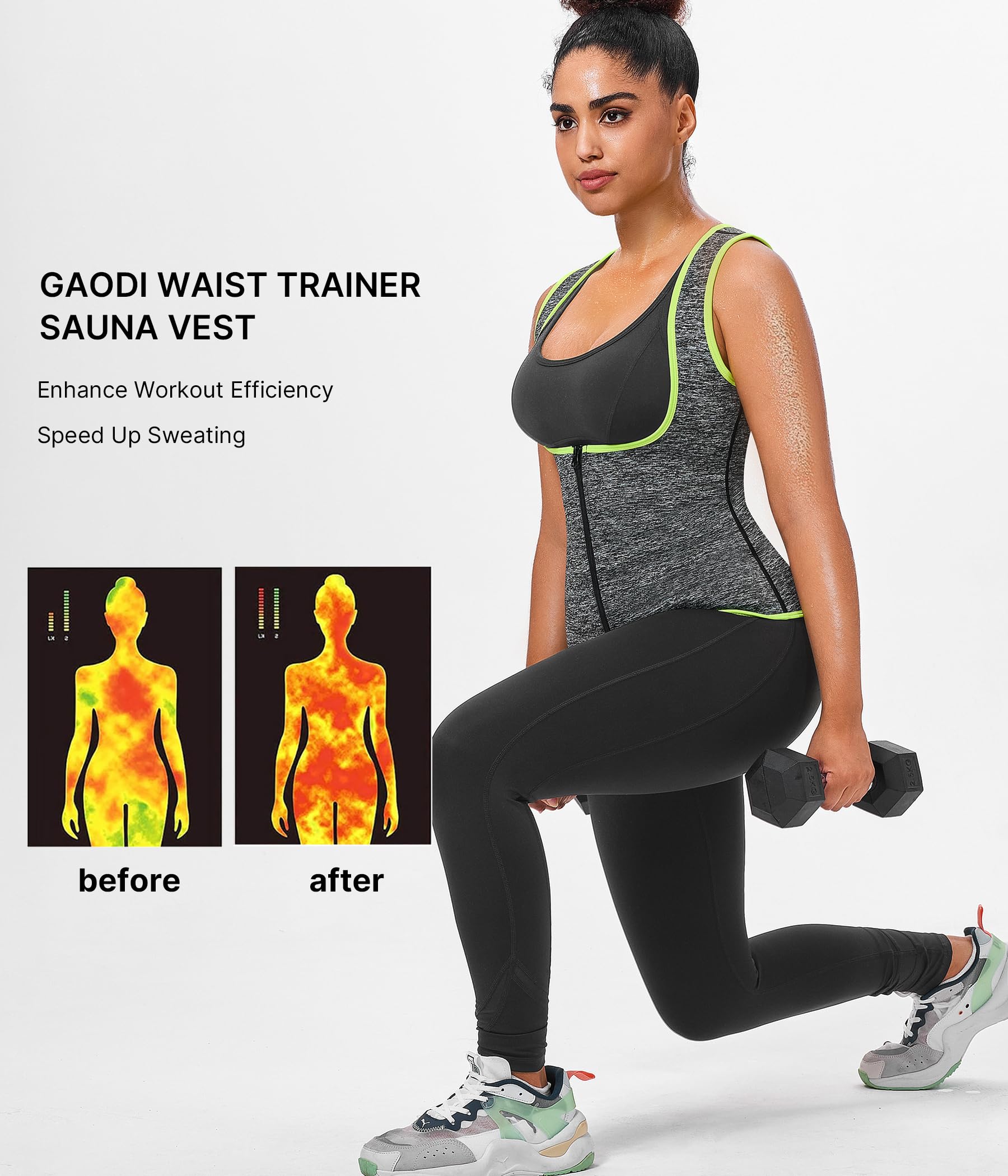 Women's Sauna Suit for Weight Loss - Sweat Workout Body Shaper for Women - Perfect for Gym, Running & Detox