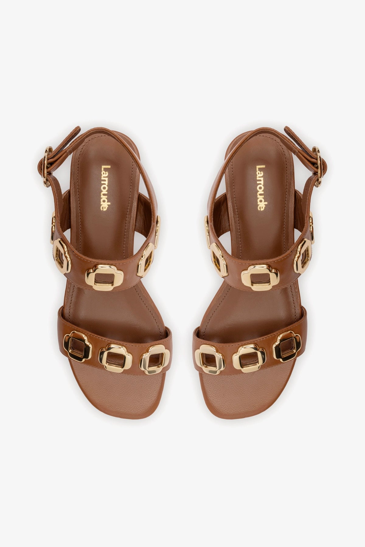 Milan Sandal in Caramel Leather - Women's Comfortable Strappy Sandals for Summer, Beach, and Casual Outings