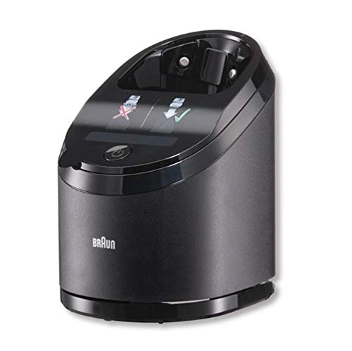Braun Series 8 Clean & Charge Station for 5795 & 5430 Shavers - Electric Razor Maintenance Base with Automatic Cleaning & Charging - Perfect for Home, Travel & Daily Grooming Routine