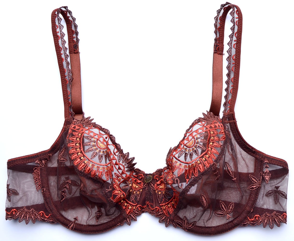 Chantelle Africa Mesh Underwire Bra #3691 - Comfortable Lace Lingerie for Women, Perfect for Everyday Wear and Special Occasions