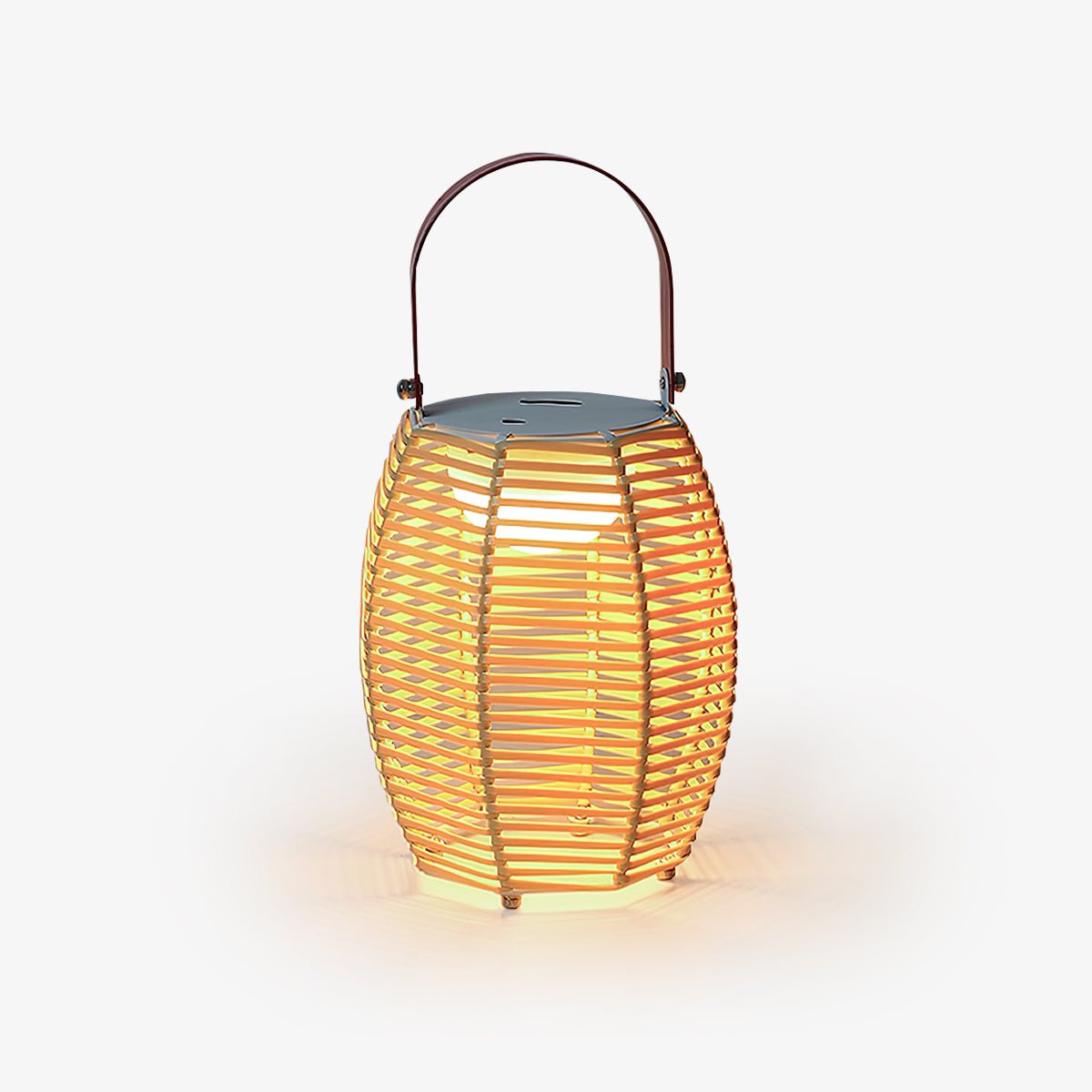Rechargeable LED Lantern with Built-in Battery - Portable Table Lamp for Camping, Emergency, and Outdoor Adventures