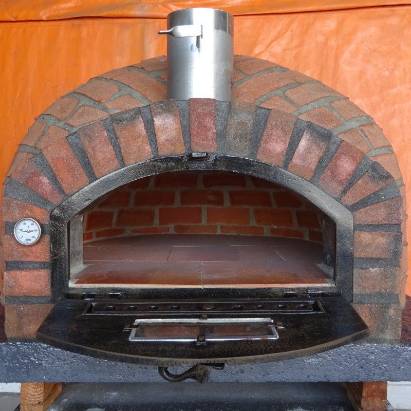Authentic Pizzaioli Rustic Brick Wood Fired Pizza Oven - Outdoor Backyard Pizza Maker for Italian Style Cooking & Entertaining