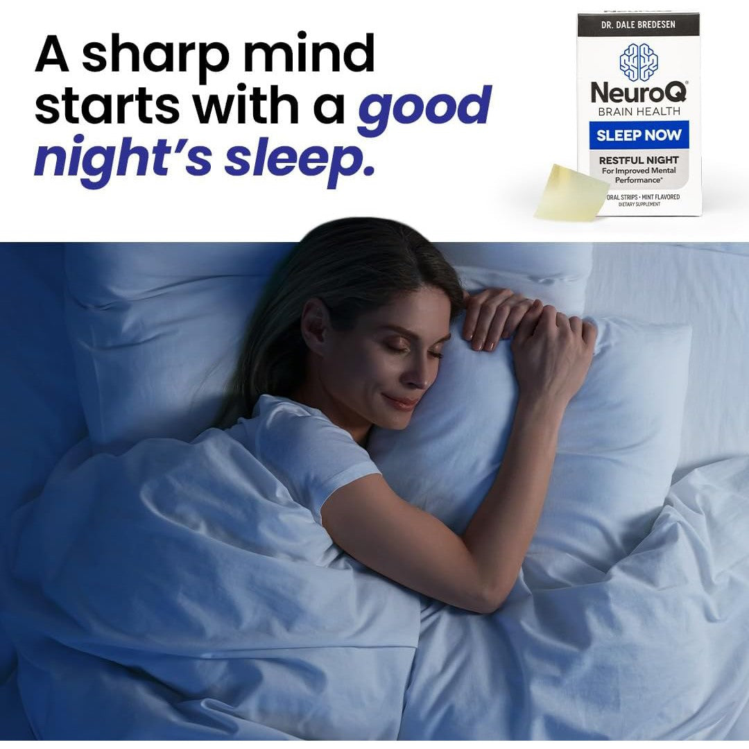 LifeSeasons Sleep Now Oral Strips - Fast-Acting Melatonin Sleep Aid for Adults, Natural Relaxation & Stress Relief - Perfect for Travel, Jet Lag & Insomnia Relief