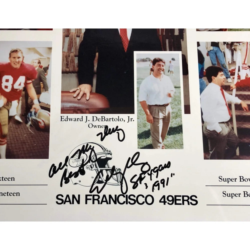 Eddie DeBartolo Signed 8x10 Photo with COA & JSA Autograph - Edward J. DeBartolo Jr. San Francisco 49ers Memorabilia - Perfect for NFL Fans, Sports Collectors, and Man Cave Decor