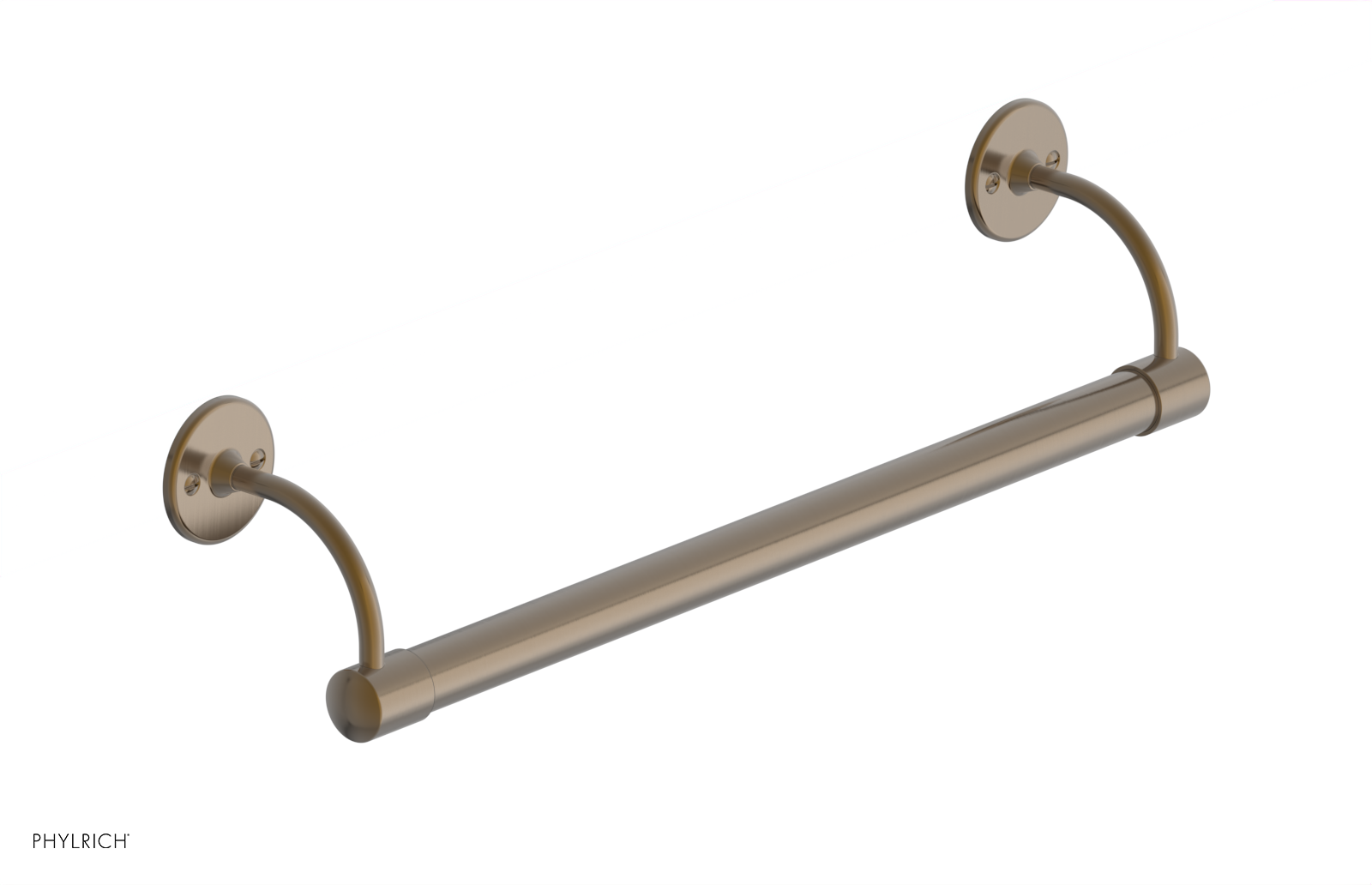 Jamestown 18-Inch Towel Bar - 165mm x 70mm - Bathroom Towel Rack for Spa, Hotel & Home Decor - Stainless Steel Wall Mounted Towel Holder for Hand & Bath Towels