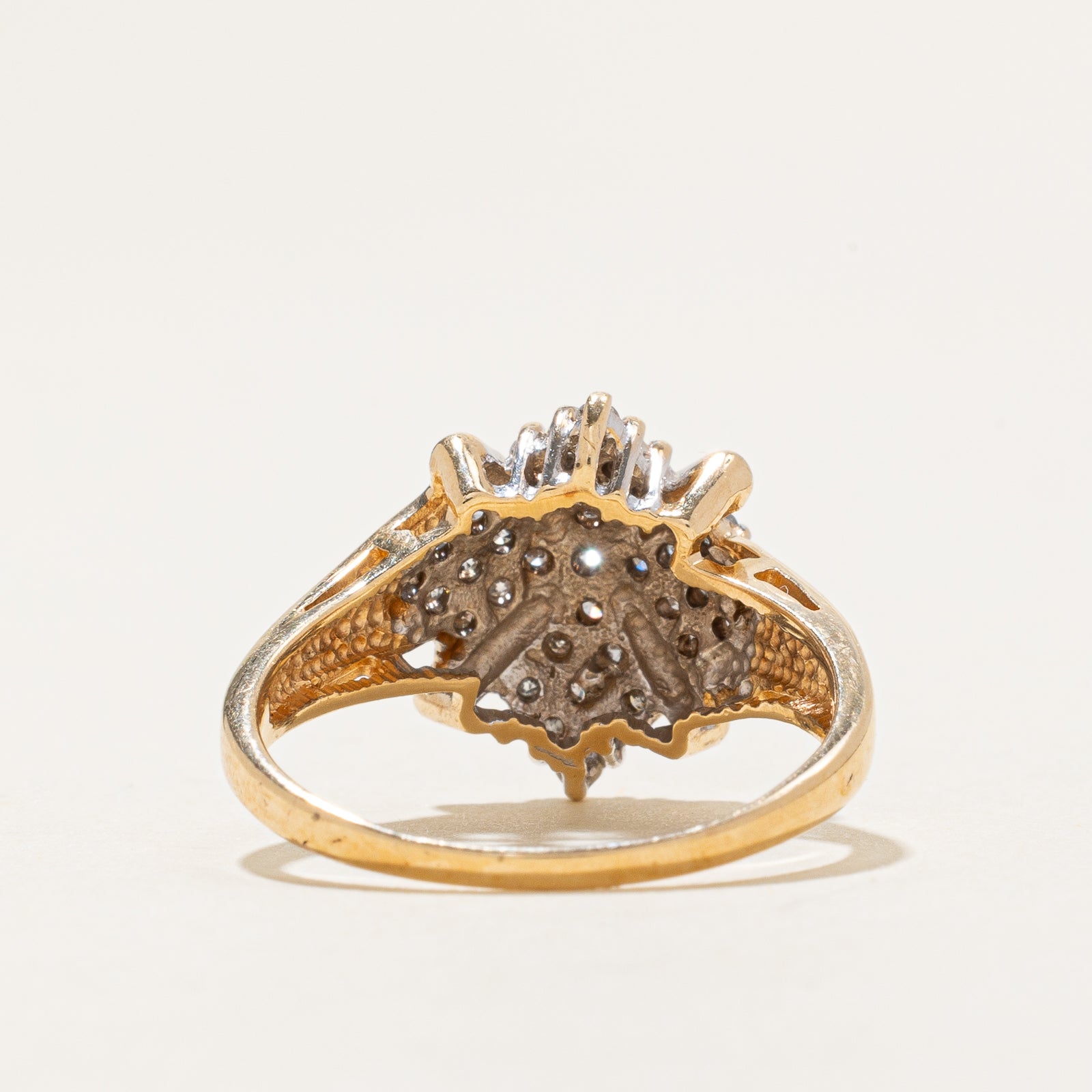 0.50ctw Diamond Cluster Ring for Women - Size 7 | Elegant Wedding, Engagement & Anniversary Jewelry Gift | Perfect for Bridal, Party & Special Occasions