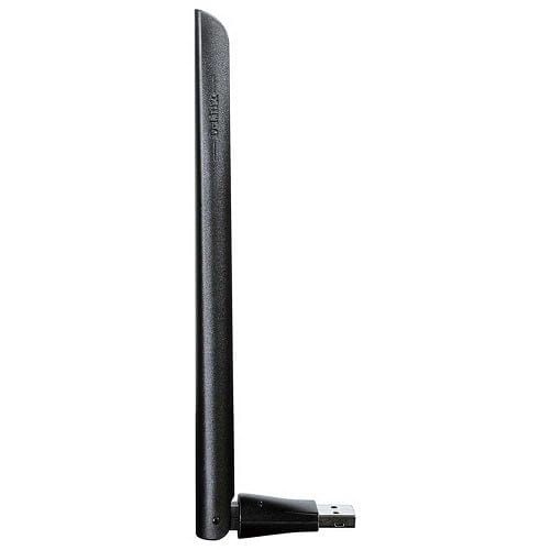D-Link DWA-172 AC600 Dual Band High Gain USB WiFi Adapter - Fast Wireless Internet for Laptop & PC - Ideal for Gaming, Streaming & Home Office Use