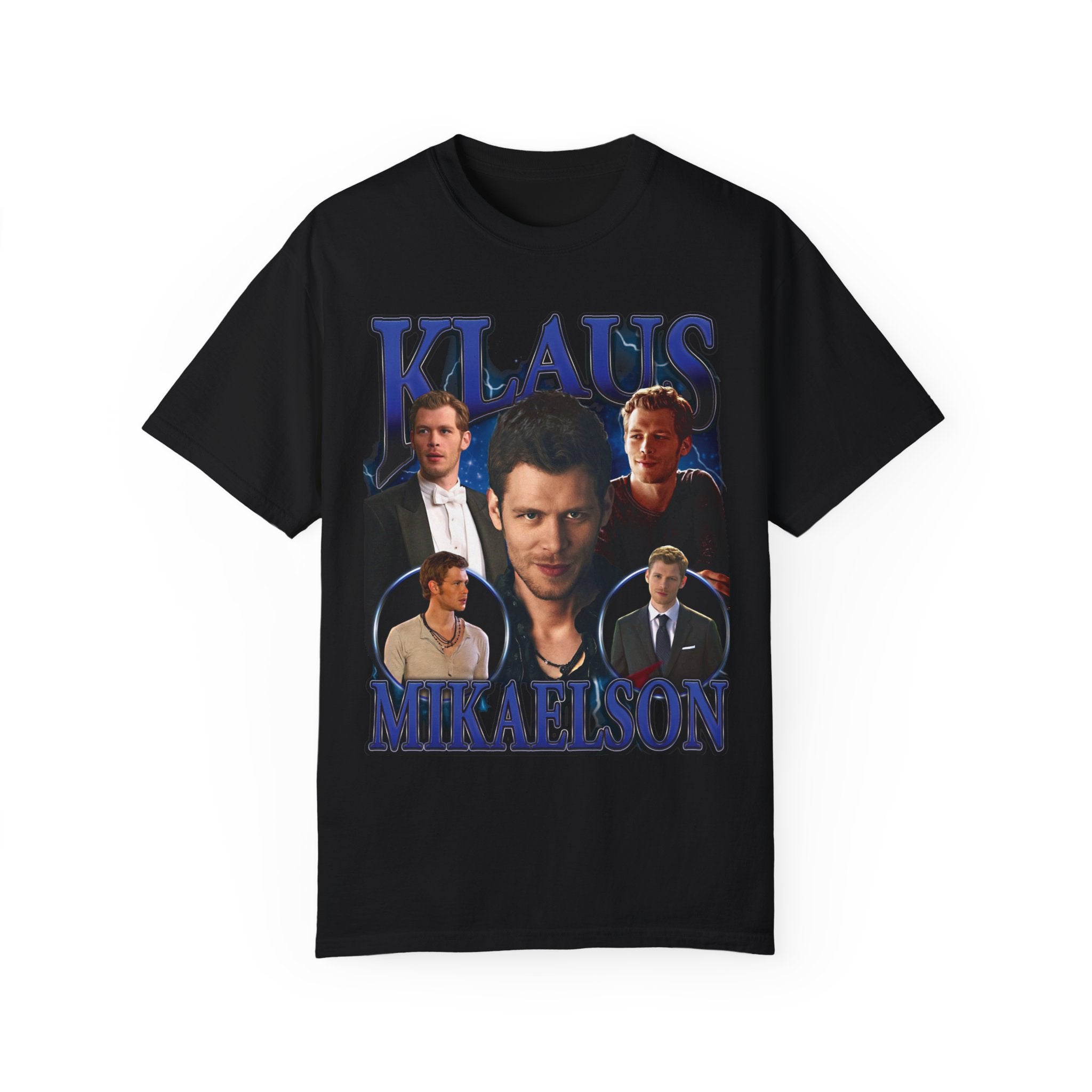 Klaus Mikaelsson Vintage 90s T-Shirt - Retro Graphic Tee for Men & Women - Perfect for Casual Wear, Concerts & 90s Theme Parties