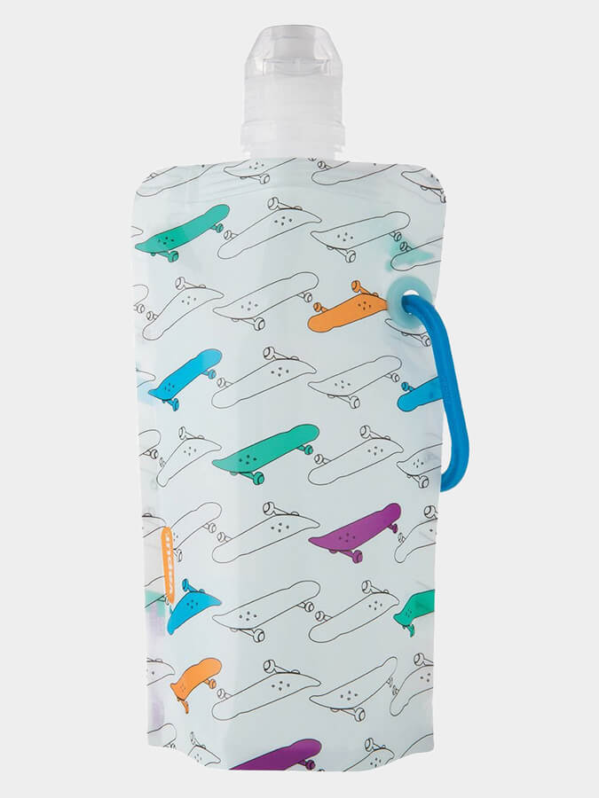 Vapur 0.4L Wide Mouth Kids Anti-Bottle - Leak Proof Collapsible Water Bottle for School, Hiking & Outdoor Activities