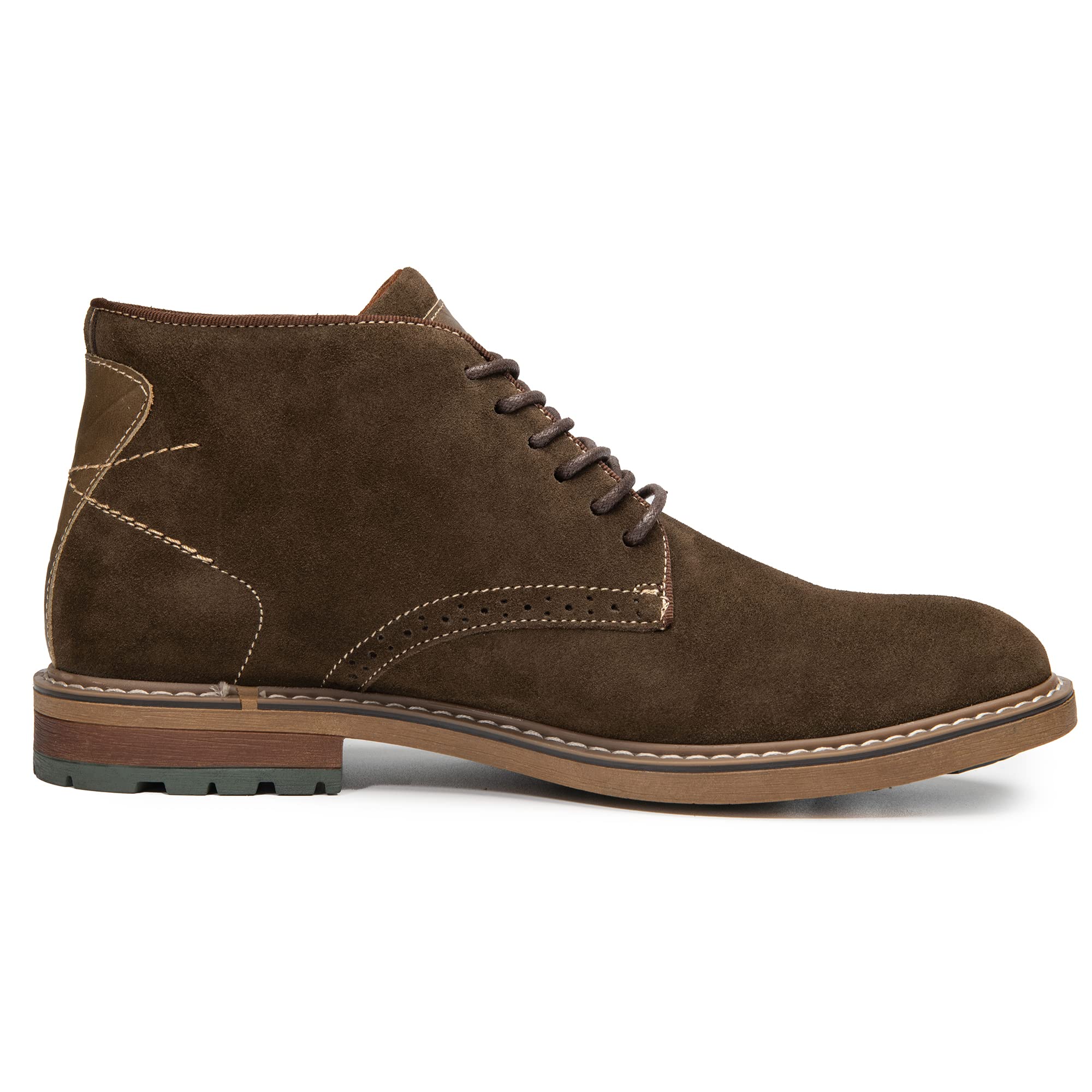 Arkbird Men's Leather Oxford Dress Boots - Classic Formal & Business Casual Shoes for Work, Office & Special Occasions
