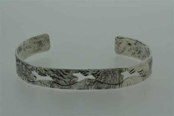 3 Horse Cuff Bracelet in Sterling Silver - Elegant Equestrian Jewelry for Women, Perfect for Western Fashion, Cowgirl Style & Horse Lover Gifts
