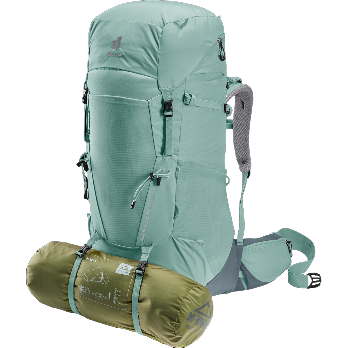 Aircontact Core 45+10 SL Backpack - Lightweight Hiking & Travel Backpack for Men & Women - Perfect for Outdoor Adventures, Camping & Trekking