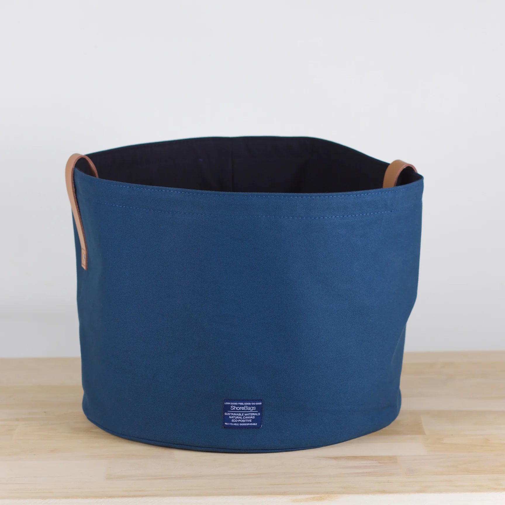Premium Canvas Storage Bucket - Medium Size for Organizing & Home Decor | Perfect for Laundry, Toys, and Farmhouse Style Storage