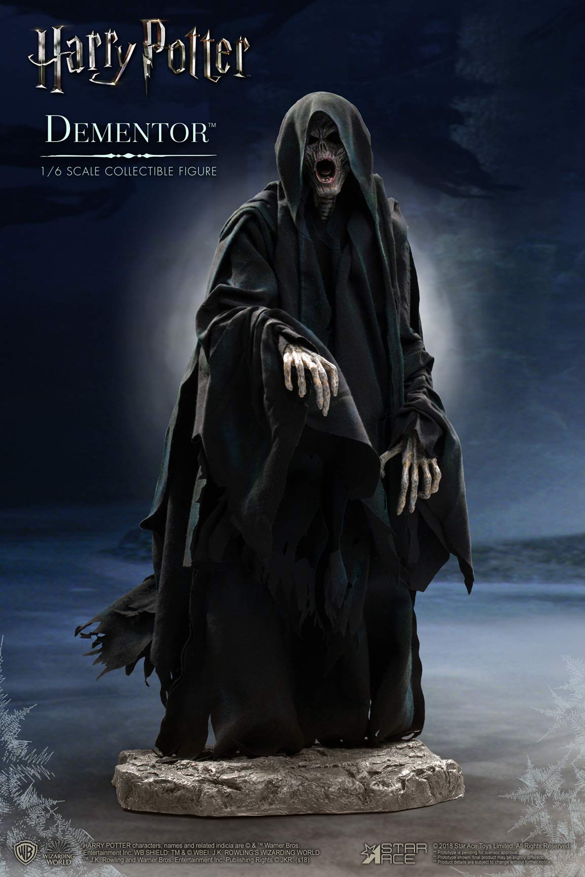 Star Ace Toys Harry Potter & The Prisoner of Azkaban: Dementor Deluxe 1:6 Scale Collectible Action Figure with Detailed Sculpt & Articulation (SA0066) - Perfect for Movie Fans, Display & Fantasy Collections
