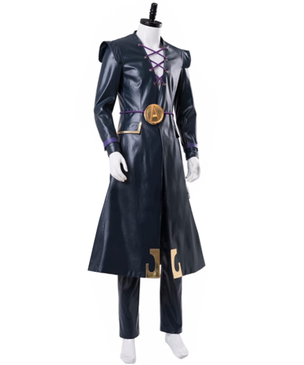 Anime Men's Cosplay Cloak - Premium Leather Costume for Halloween Party & Convention Outfit | Perfect for Cosplay Events, Comic Con & Themed Parties