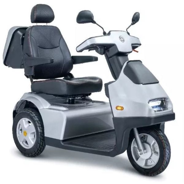 AFIKIM Afiscooter S3 3-Wheel Mobility Scooter for Adults - Lightweight Electric Scooter for Seniors & Disabled - Indoor/Outdoor Use for Shopping, Parks & Travel