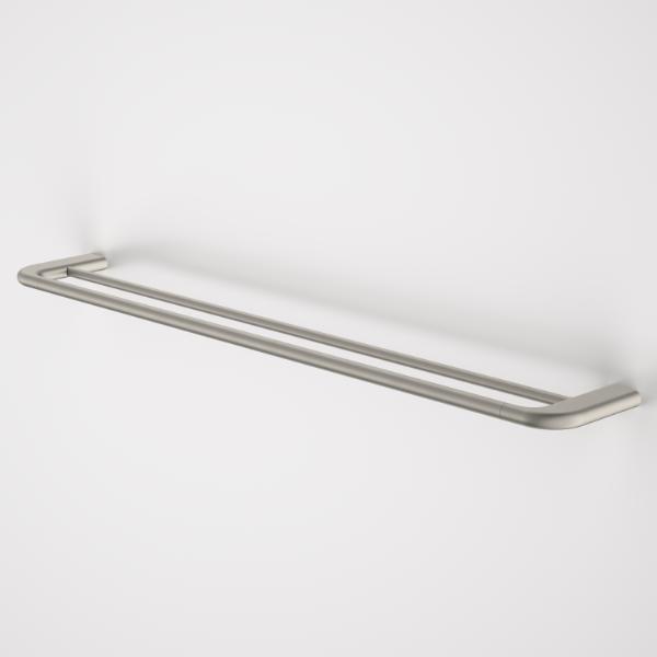 Caroma Contura II 32-Inch Double Towel Rail in Brushed Nickel - Perfect for Bathroom and Spa Decor