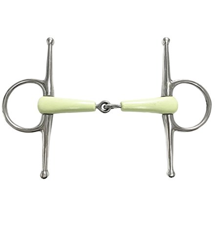 Jacks Imports 5 Inch Apple Full Cheek Horse Bit - Durable Stainless Steel Snaffle Bit for English & Western Riding, Training & Show Jumping