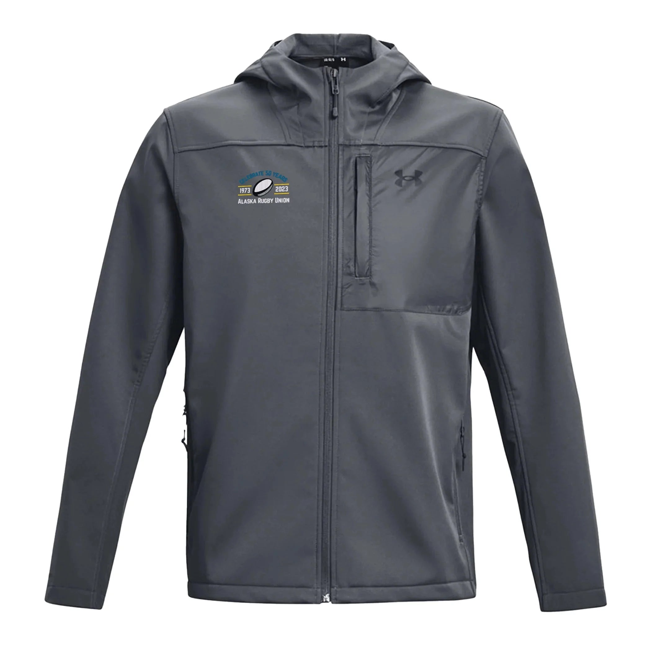 AKRU 50th Anniversary Coldgear Infrared Hooded Jacket for Men & Women - Winter Running, Hiking & Outdoor Activities