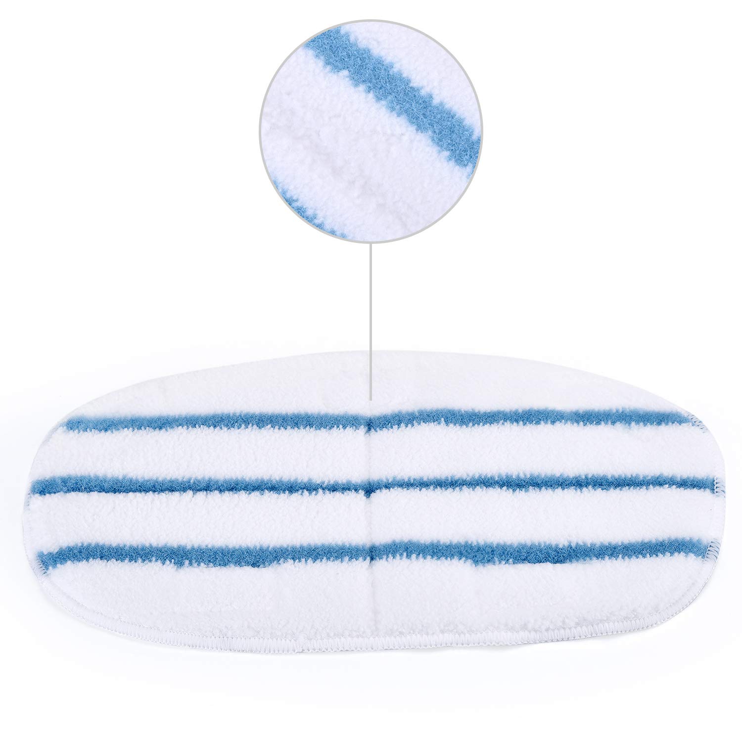 4 Pack Microfiber Replacement Steam Mop Pads for PurSteam ThermaPro 10-in-1 - Super Absorbent Washable Pads for Deep Cleaning Floors, Tiles & Hardwood Surfaces - Perfect for Kitchen, Bathroom & Pet Hair Removal
