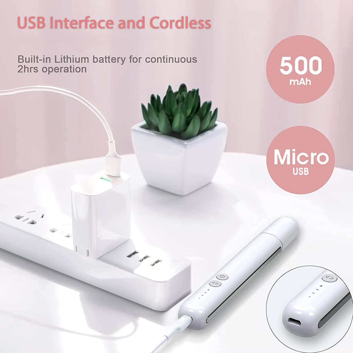 Professional Electric Nail Drill Kit - Cordless Nail File Machine with Bits for Acrylic & Gel Nails | Portable Manicure Pedicure Set (M1-White) | Perfect for Salon & Home Nail Care
