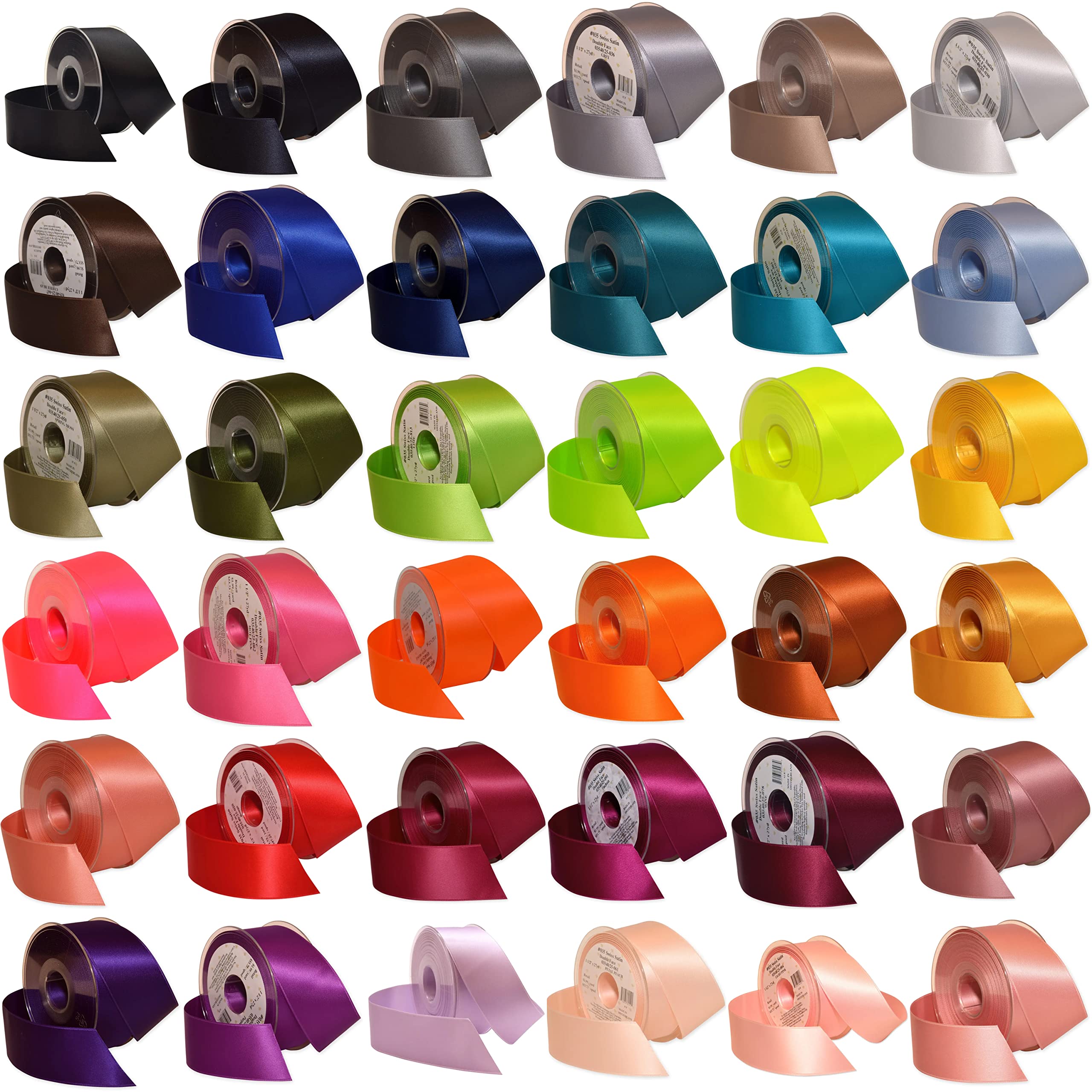Morex Ribbon 03540/25-004 DF Swiss Satin Ribbon 1.5