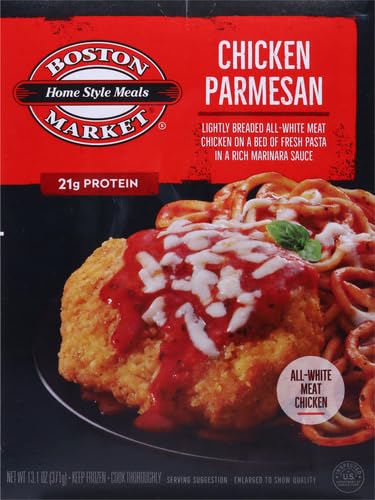 Boston Market Chicken Parmesan - 13.1 Oz Frozen Meal | Classic Italian-American Dinner for Family, Quick Lunch or Busy Weeknight Meal