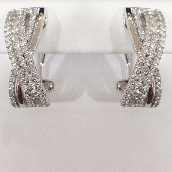 14K White Gold Diamond Stud Earrings for Women - Elegant & Timeless Jewelry Gift for Weddings, Anniversaries & Special Occasions