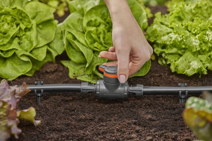 Gardena 1/2 Inch (13mm) Water Shut Off & Regulation Valve - Perfect for Garden Irrigation Systems & Outdoor Faucet Control