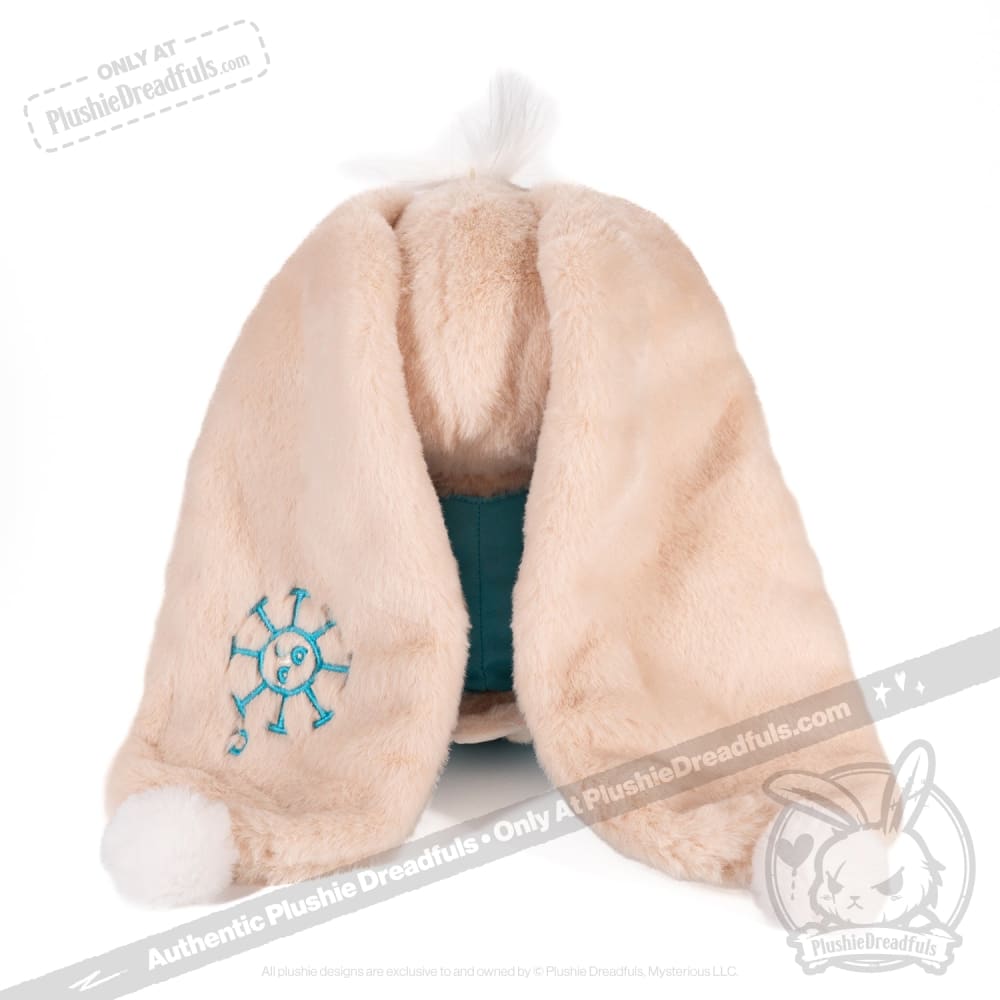 Plushie Dreadfuls Immunocompromised Rabbit Stuffed Animal - Soft Cuddly Plush Toy for Kids, Adults & Collectors | Perfect Gift for Hospital Stays, Comfort & Awareness