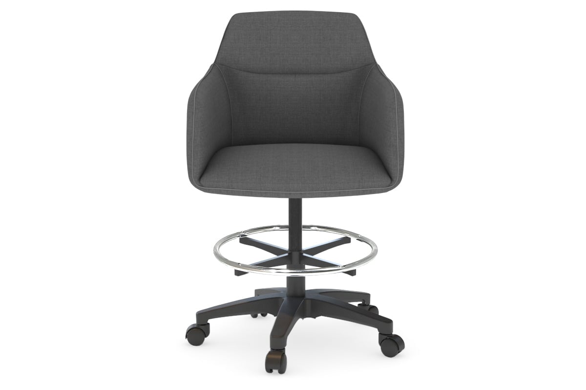 Mcduck Ergonomic Drafting Office Chair with Swivel and Tilt Function - Adjustable Stool for Architects, Artists & Home Office Workspaces