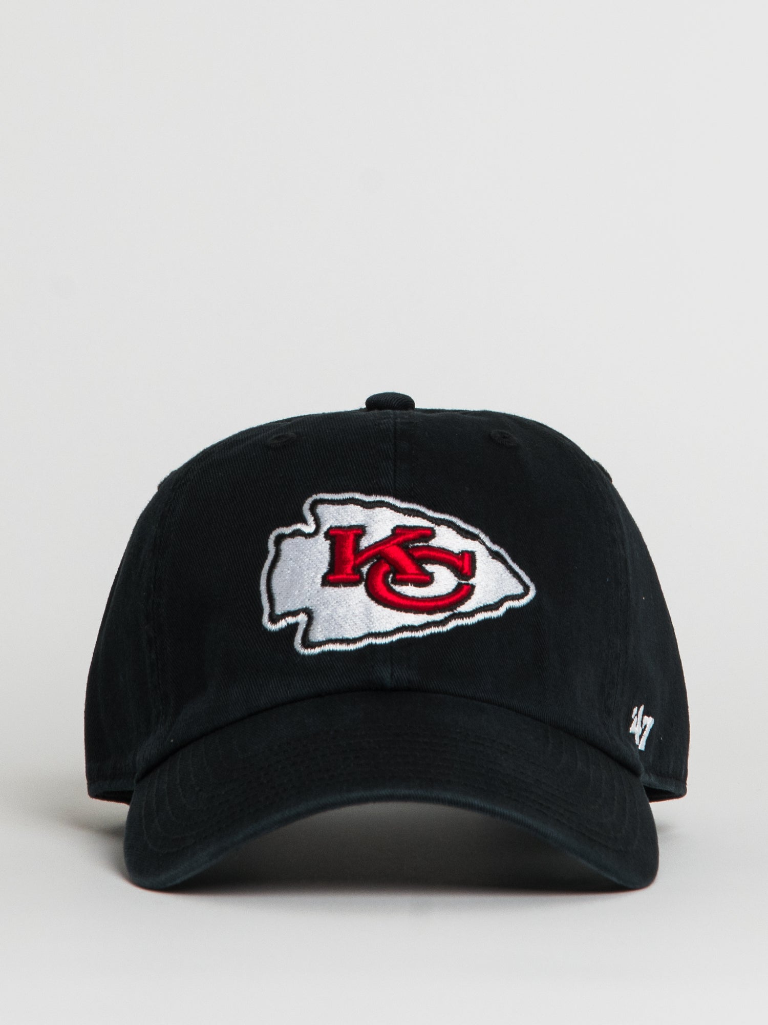 Kansas City Chiefs Official NFL Clean Up Cap - Adjustable Baseball Hat for Men & Women - Perfect for Game Day, Tailgating & Sports Fans