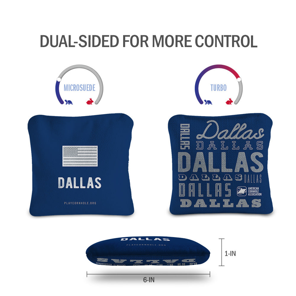 Vintage Dallas Cowboys Football Cornhole Bags - Official NFL Team Logo Game Day Set for Tailgating, Backyard Parties & Outdoor Fun