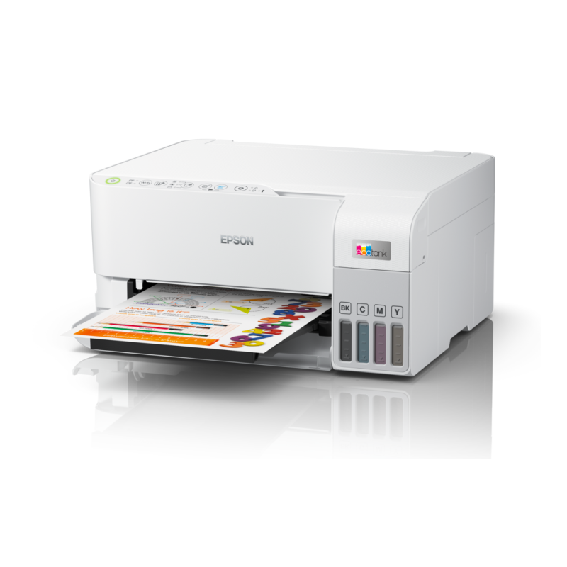 Epson EcoTank L3556 Wireless All-in-One Ink Tank Printer - Print, Scan, Copy | A4 Size | Home & Office Use | High-Yield Ink Savings | Perfect for Documents, Photos & School Projects