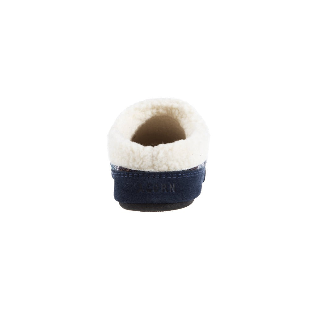 Women's Fairisle Knit Clog Slippers with Non-Slip Indoor/Outdoor Sole - Cozy House Shoes for Winter, Home, Office & Errands