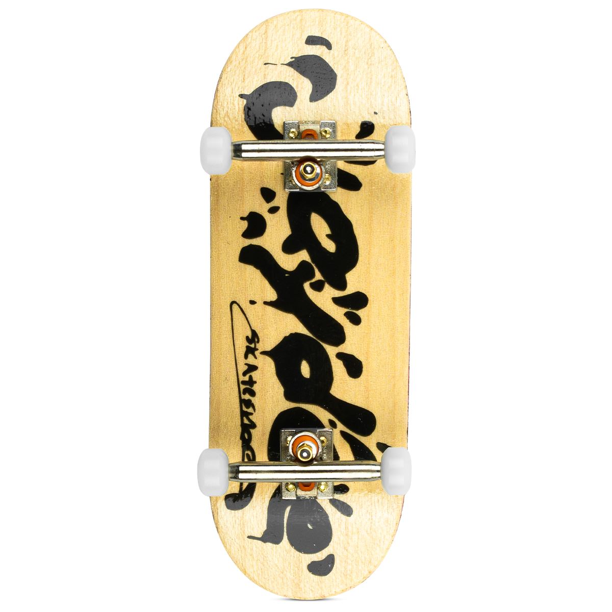 Berlinwood Fingerboard Complete - Professional Finger Skateboard for Tricks & Stunts - Perfect for Skaters, Beginners & Collectors - Great for Indoor Play, Office Fun & Stress Relief