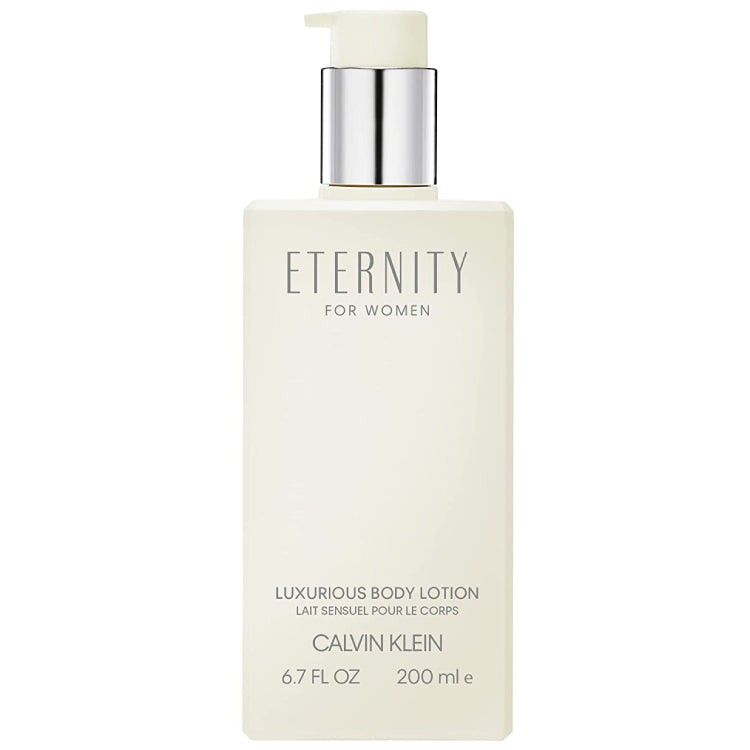 Calvin Klein Eternity Women's Body Lotion 6.7 oz - Hydrating Moisturizer for Dry Skin | Daily Skincare & Fragrance | Perfect for Gift Sets & Self-Care Routine