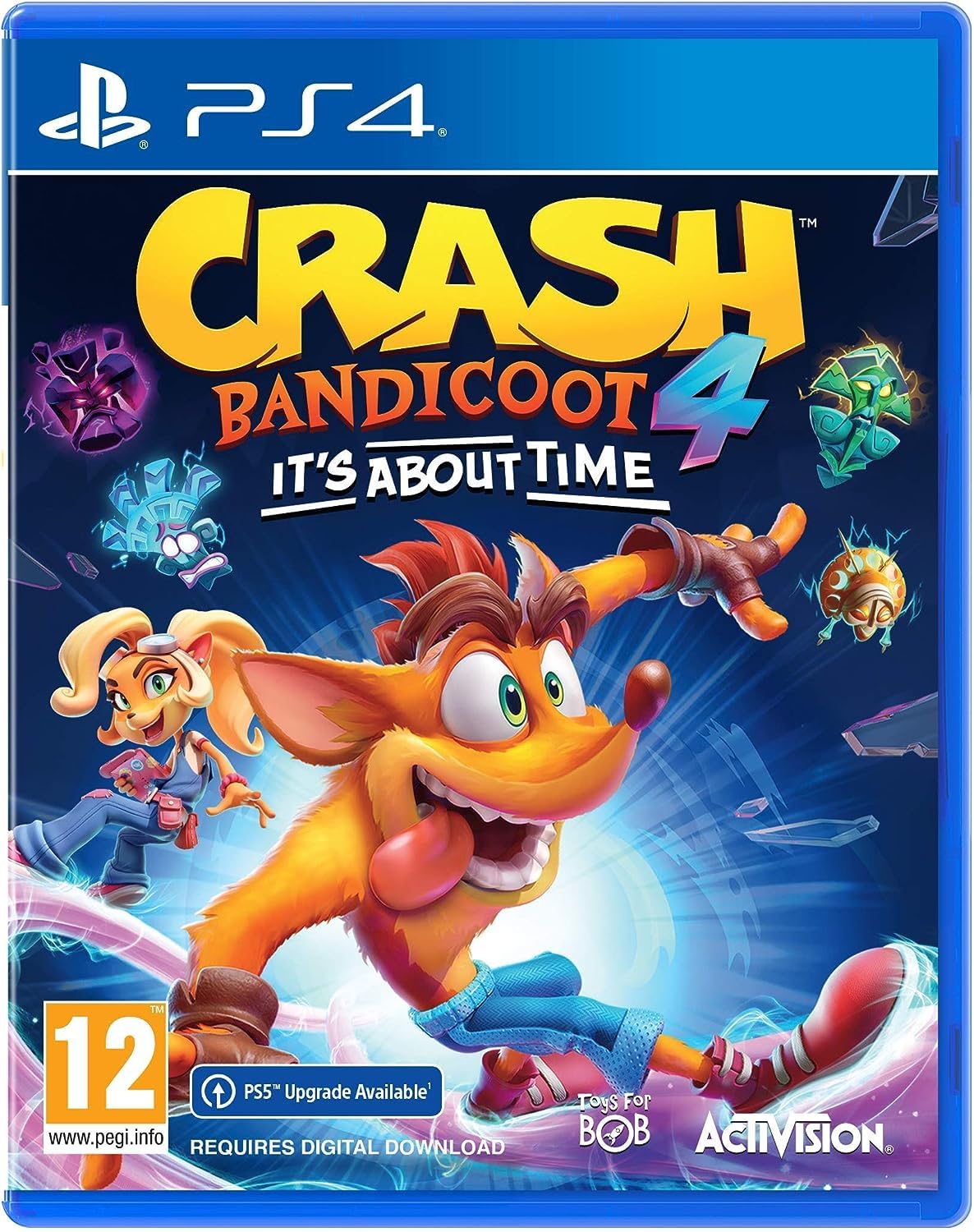 Crash Bandicoot 4: It's About Time - PlayStation 4 Game | Action-Adventure Platformer | Perfect for Family Game Nights & PS4 Fans