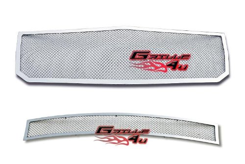 Premium Stainless Steel Chrome Mesh Grille Insert for 2007-2010 Lincoln MKX - Upper & Lower Bumper Replacement (N19-T17677L) - Enhances Vehicle Style & Protection for Daily Driving & Car Shows