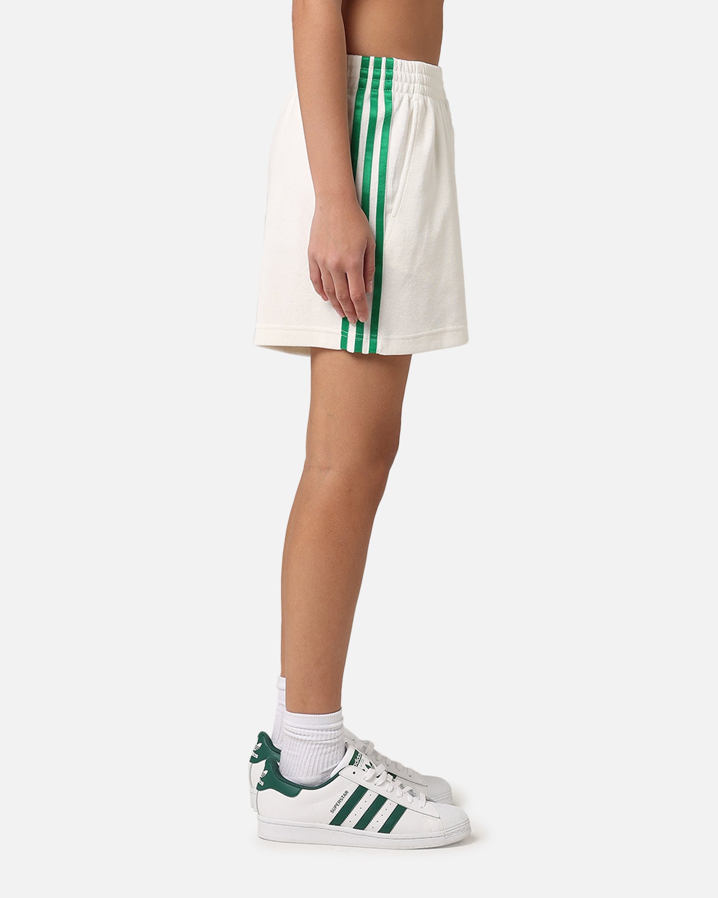 Adidas Women's Resort Shorts - Breathable Quick-Dry Athletic Shorts for Running, Yoga & Beach | Off-White Casual Summer Shorts