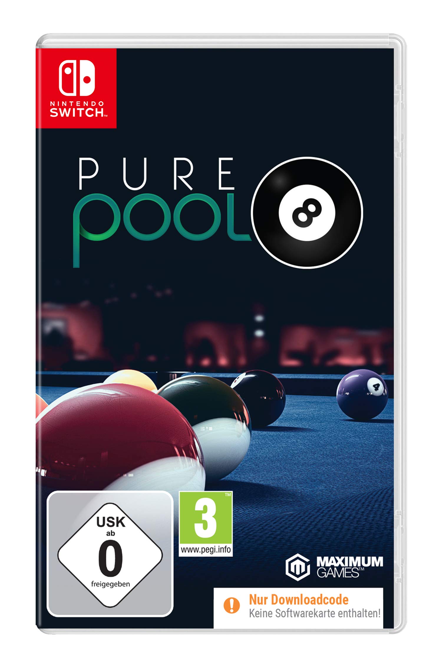 Pure Pool - Nintendo Switch Game - Realistic Billiards Simulation for Home & Party Entertainment