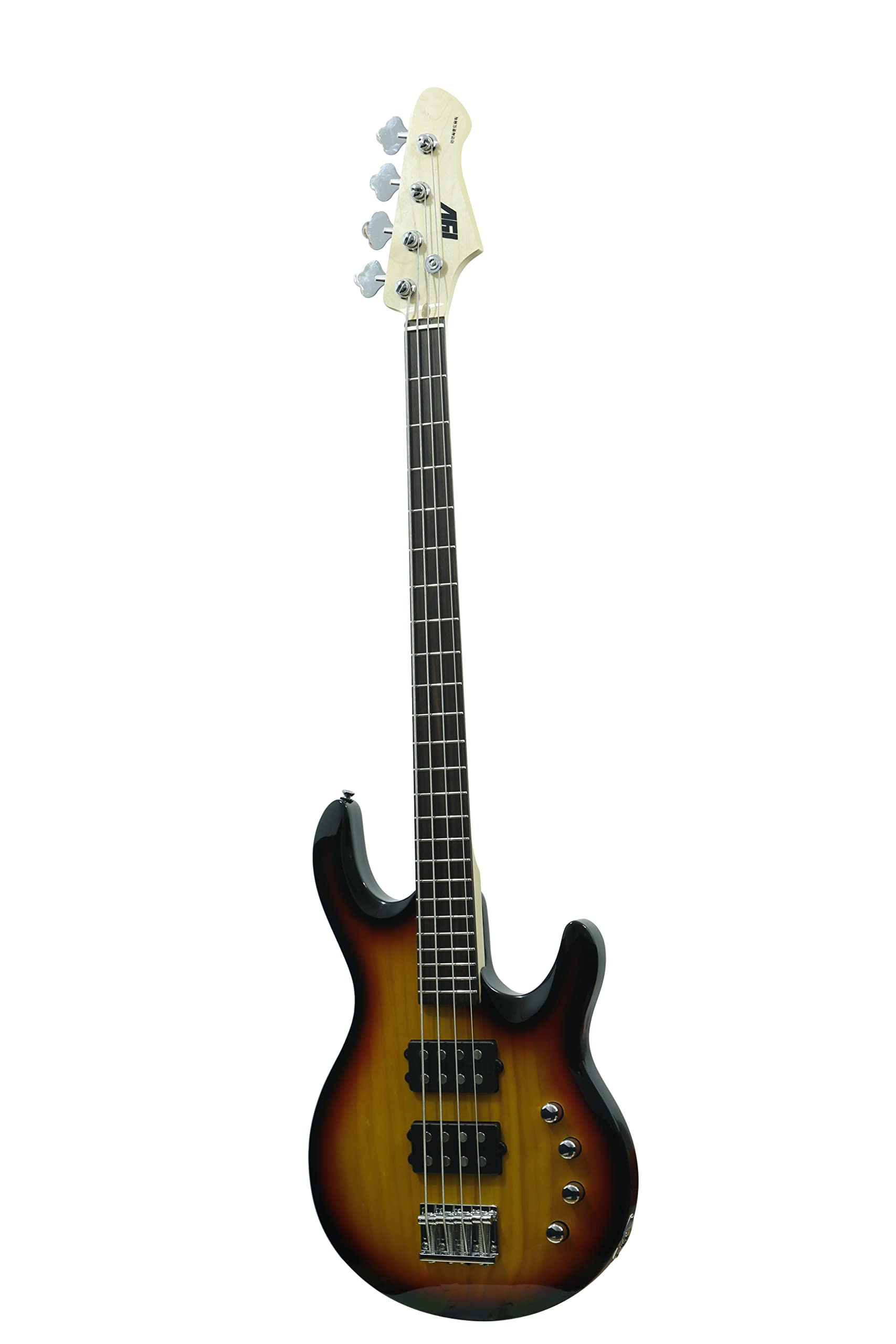 IYV 4-String Electric Bass Guitar with Sunburst Finish (IMM-300SB) - Perfect for Beginners, Live Performances & Studio Recording