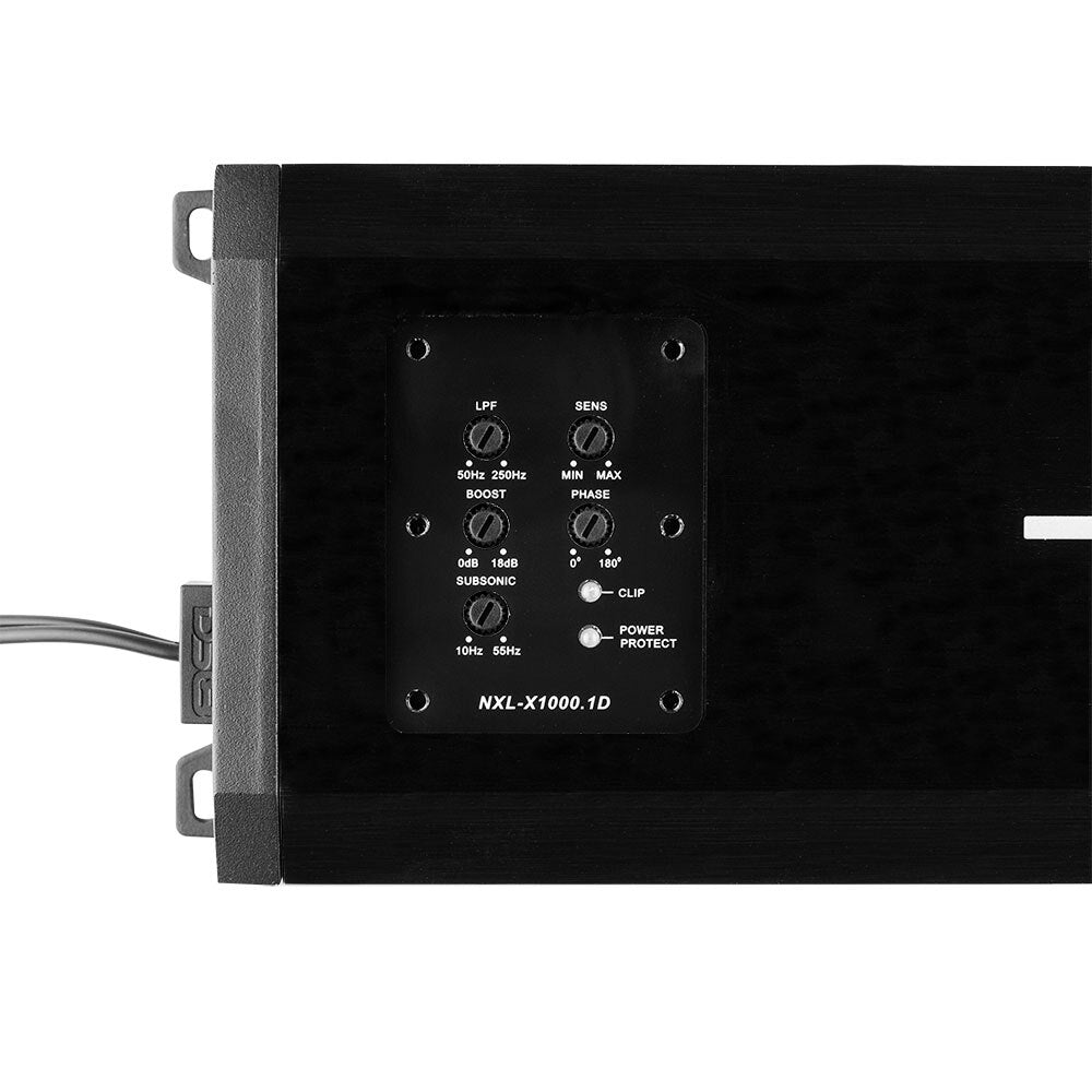 NXL 1 Channel Class D IP67 Marine and Powersports Amplifier 1 x 1000 Watts RMS @ 1 Ohm - Waterproof Audio Boost for Boats, ATVs & Motorcycles