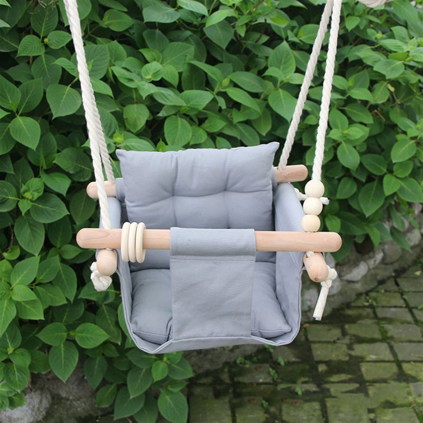 Baby Swing Seat for Toddlers - Indoor & Outdoor Hanging Canvas Swing Chair for Kids - Perfect for Playgrounds, Backyard Swing Sets, Sports & Outdoor Play - Ideal for Home, Nursery, Daycare & Play Areas
