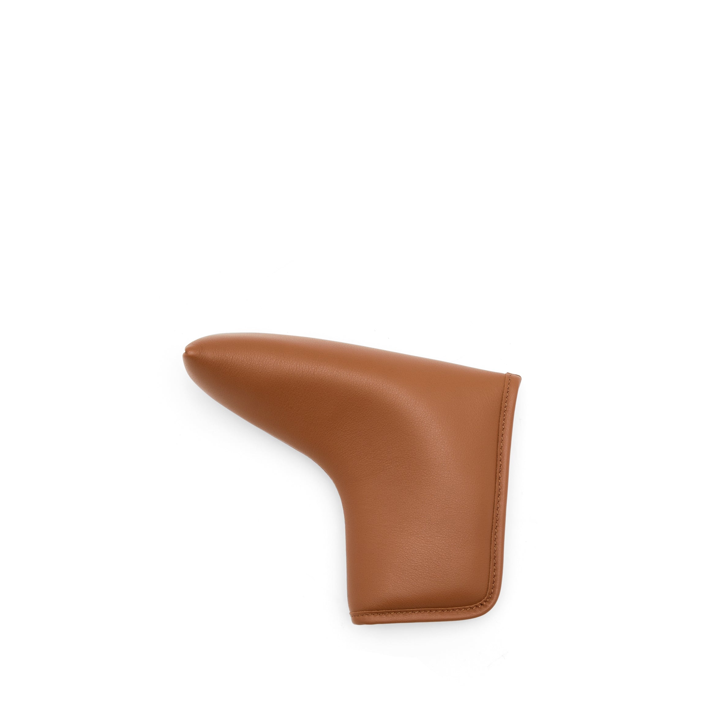 Premium Leather Golf Blade Putter Headcover - Cognac Brown for Men & Women | Waterproof & Durable Club Cover for Golf Bags | Perfect for PGA Tour, Driving Range & Course Play