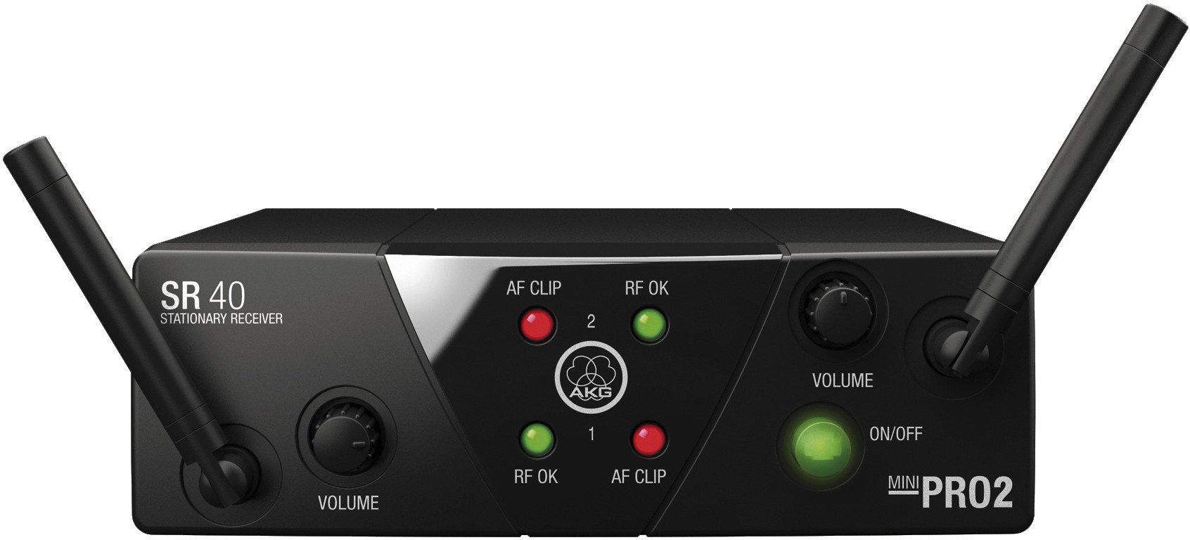 AKG Pro Audio Wireless Microphone System - 2 Wireless Microphones with Transmitters (Model 3351H00050) for Live Performances, Events & Studio Recording